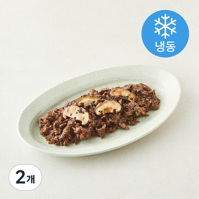요리락 트러플 표고버섯 양념소불고기 (냉동), 300g, 2개