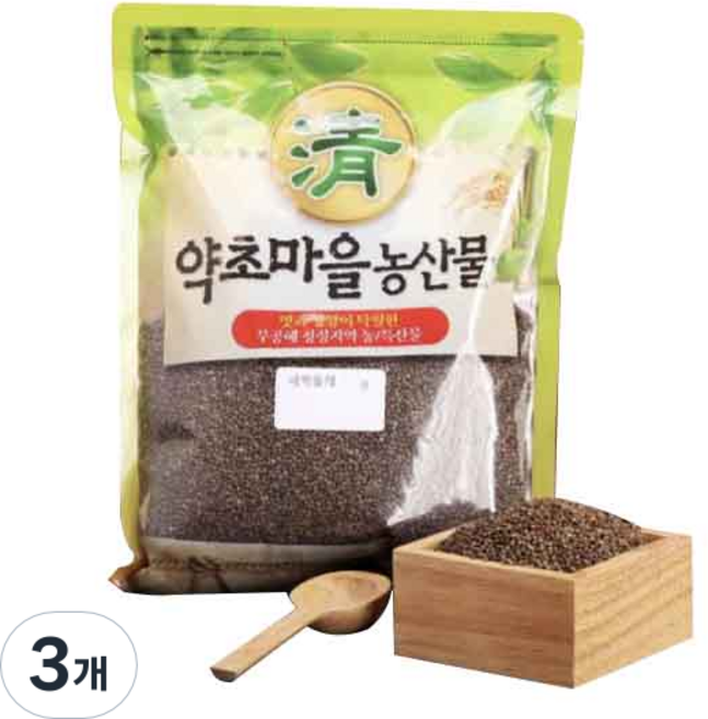 증안리약초마을 새싹들깨, 400g, 3개