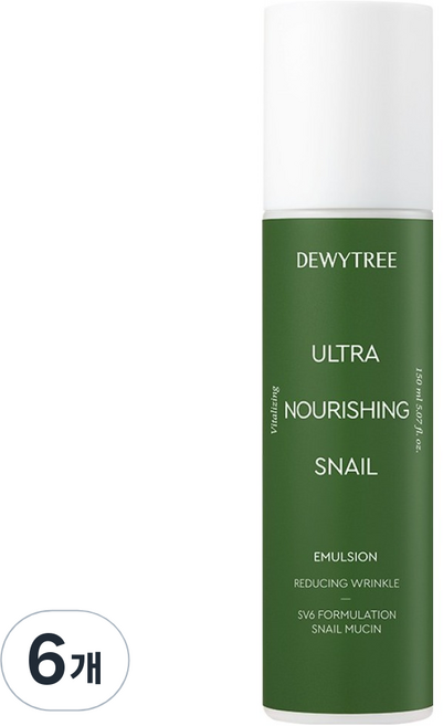 듀이트리 울트라 너리싱 스네일 에멀전, 150ml, 6개