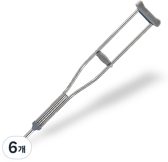 와이스필 보행 보조 알루미늄 목발, 6개