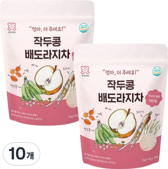 달링베베 작두콩 배도라지차, 1.5g, 10개입, 10개