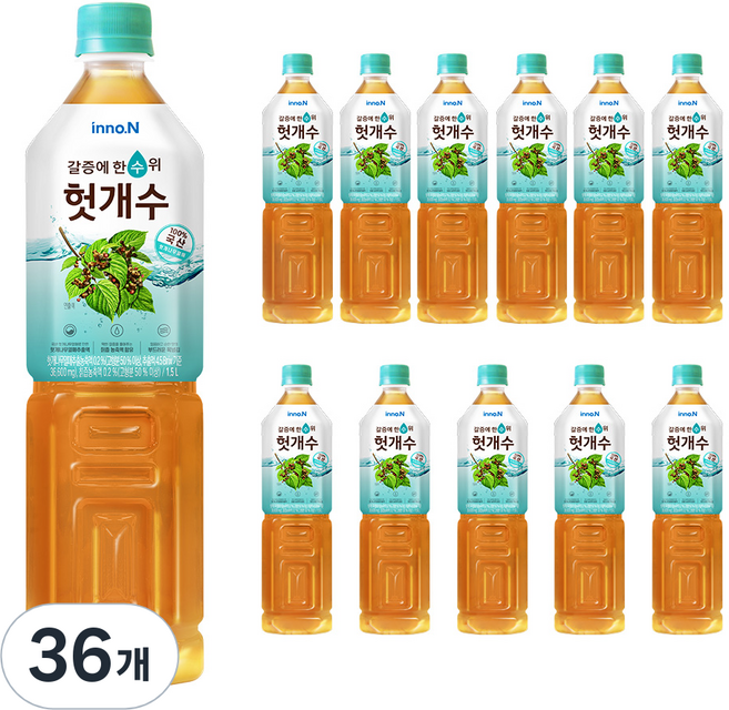 헛개수, 1.5L, 36개