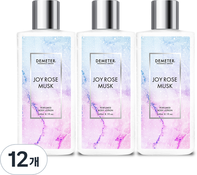DEMETER 香氛身體乳 玫瑰麝香, 240ml, 12個