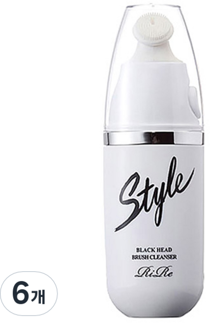 리르 스타일 블랙헤드 브러쉬 클렌져, 20ml, 6개