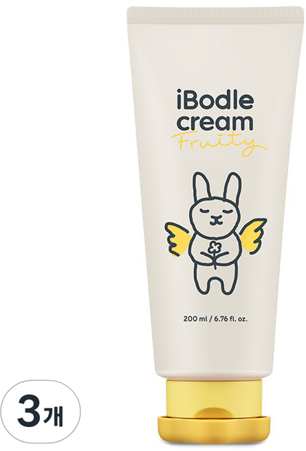 아이보들 프루티 크림, 200ml, 3개