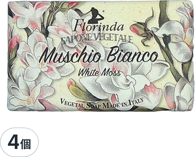 Florinda 永恆香氛植皂 白麝香, 200g, 4個