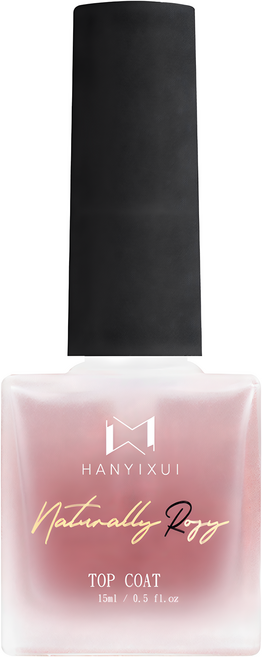 HANYIXUI 韓伊秀 強韌指尖鑽石護甲油 粉色, 1個, 15ml