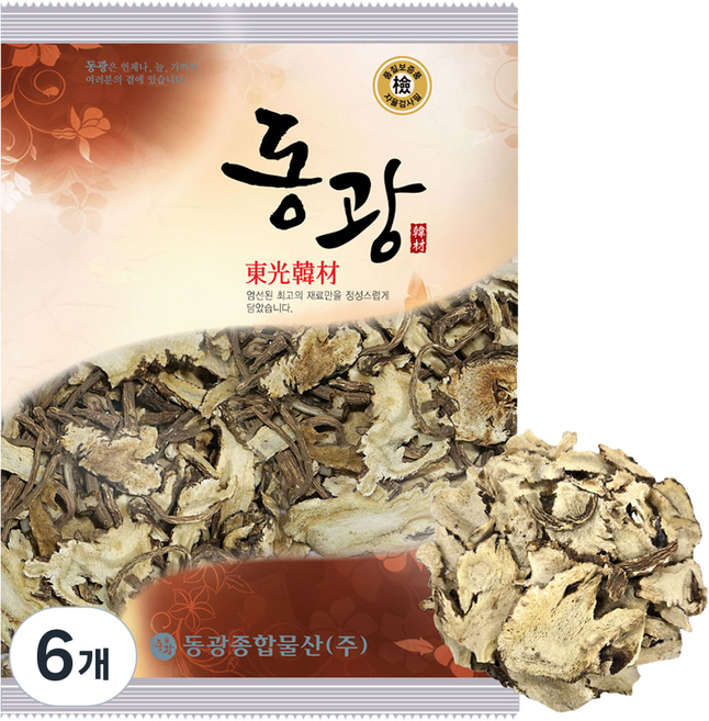 동광한방몰 참당귀, 300g, 6개