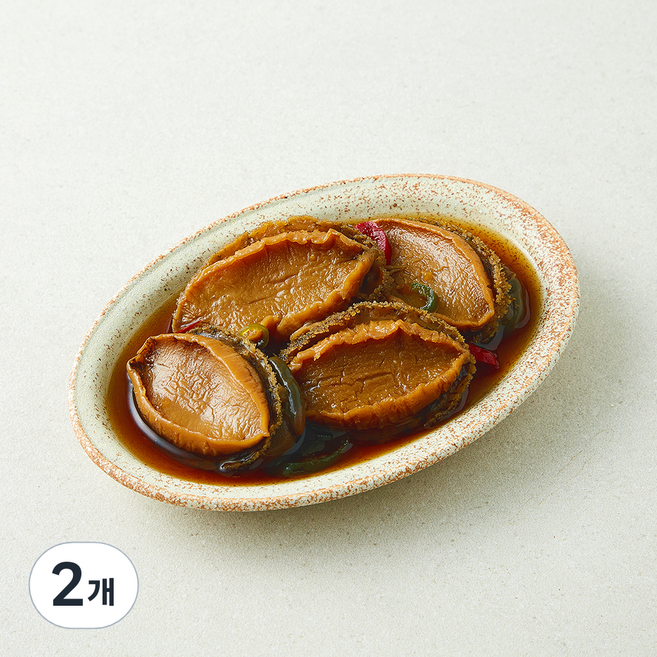 초록햇살 순살 전복장, 300g, 2개