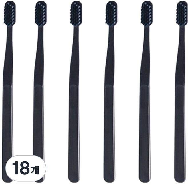 생활도감 칫솔 네이비, 1개입, 18개