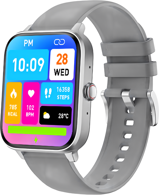 DTAudio 聆翔 智能運動手錶 S50, 銀色, 藍牙, 1.83吋