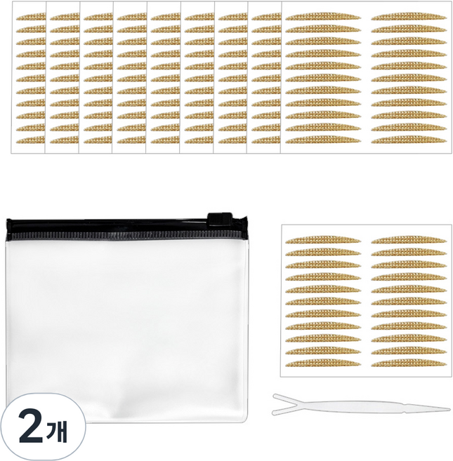 다크니스 누드 아이업 쌍꺼풀 테이프 D 484p, 2개