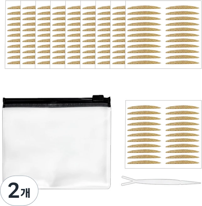 다크니스 누드 아이업 쌍꺼풀 테이프 D 484p, 2개 - 쿠팡