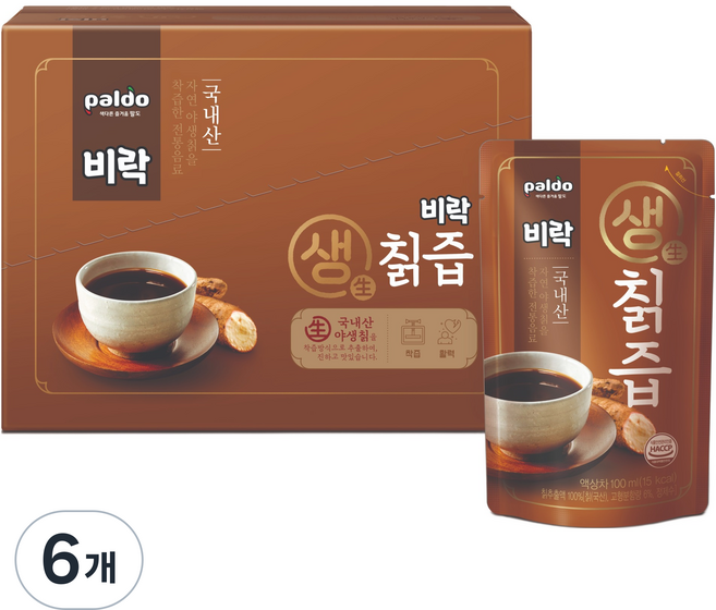 팔도 비락 생 칡즙 10p, 1L