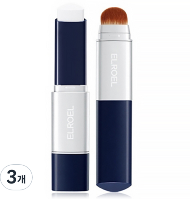 엘로엘 블랑 커버 크림 스틱 파운데이션 13g, 3개, 네이비