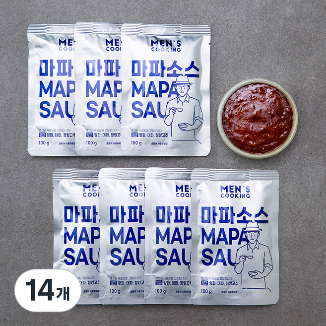 맨즈쿠킹 마파소스, 100g, 14개