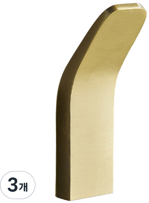 모나코올리브 메탈라인 인테리어 후크, 3개