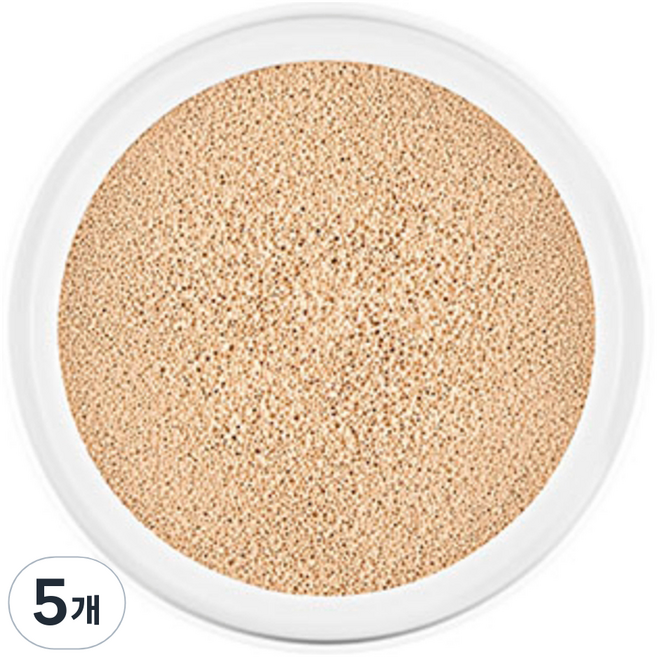 미샤 레이어링 핏 쿠션 파운데이션 세미 매트 리필 14g, 23호 샌드, 5개