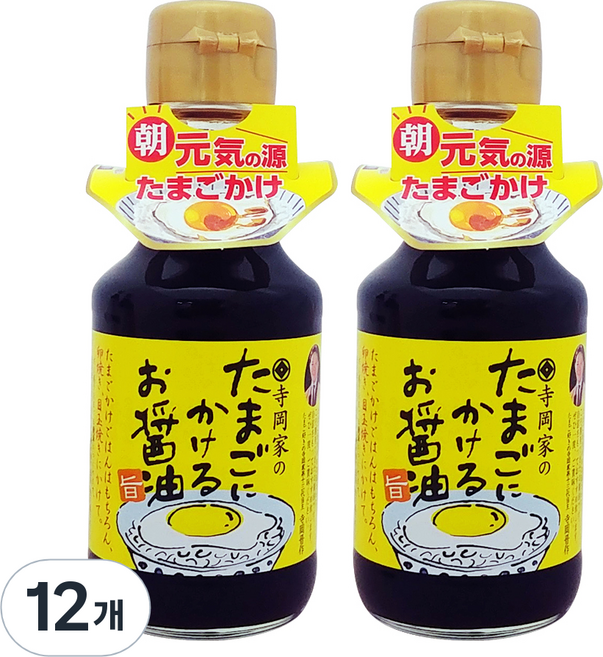 테라오카 계란에 뿌리는 간장소스, 150ml, 12개