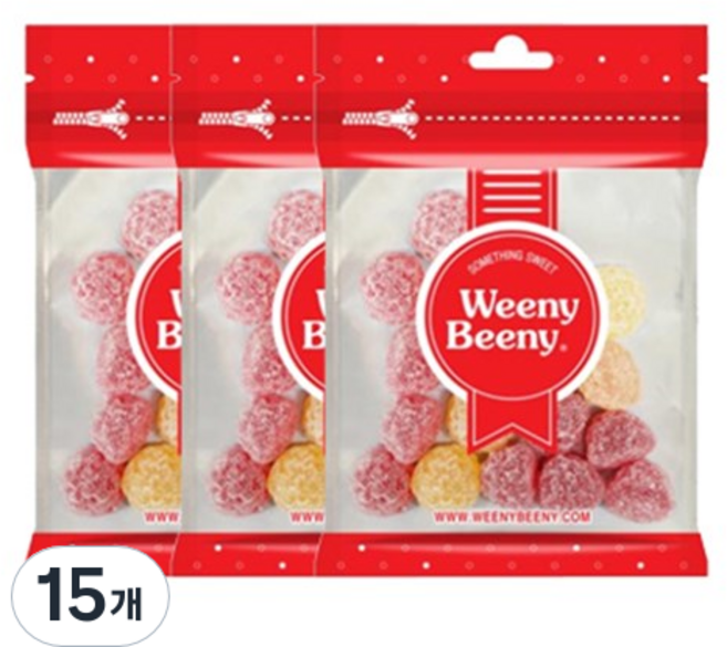 위니비니 라스베리향 사우어 구미, 50g, 15개