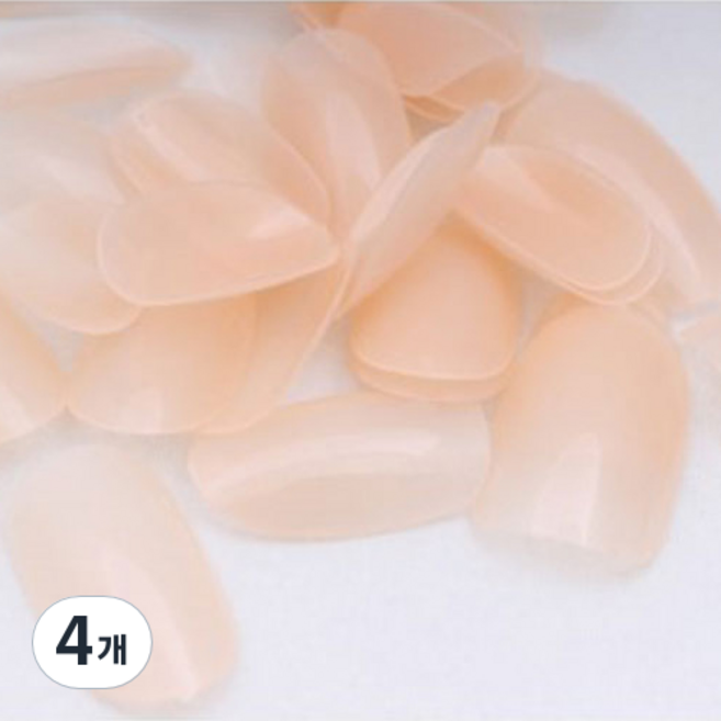 donawa Sporty Active 美甲片 CW-01 100p, Skin Apricot Color, 4盒