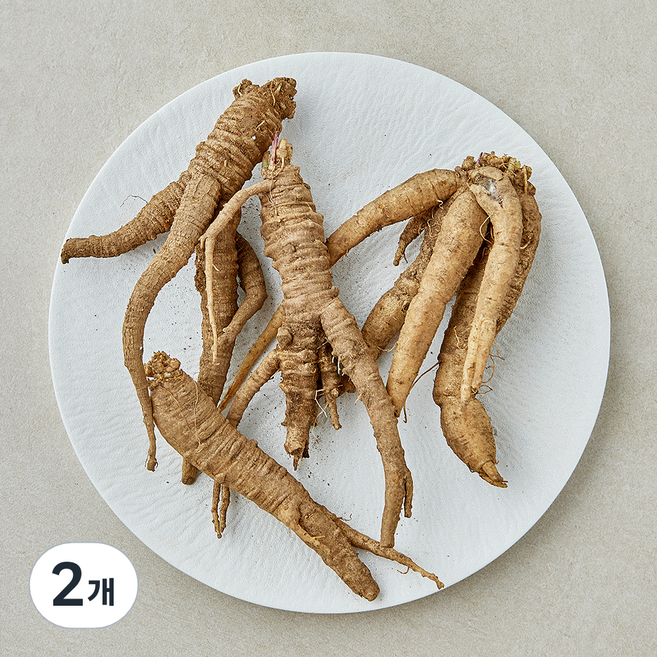 국내산 흙더덕, 2개, 300g