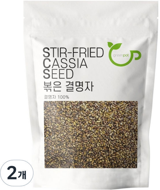 그린팟 볶은 결명자차, 600g, 2개, 1개입