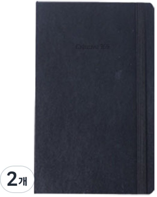 양지사 크리에이티브365 블랭크 빈티지 수첩 192매 S, 블랙, 2개