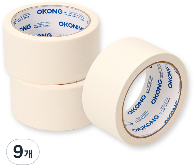 오공 마스킹 테이프 48mm x 20m, 9개