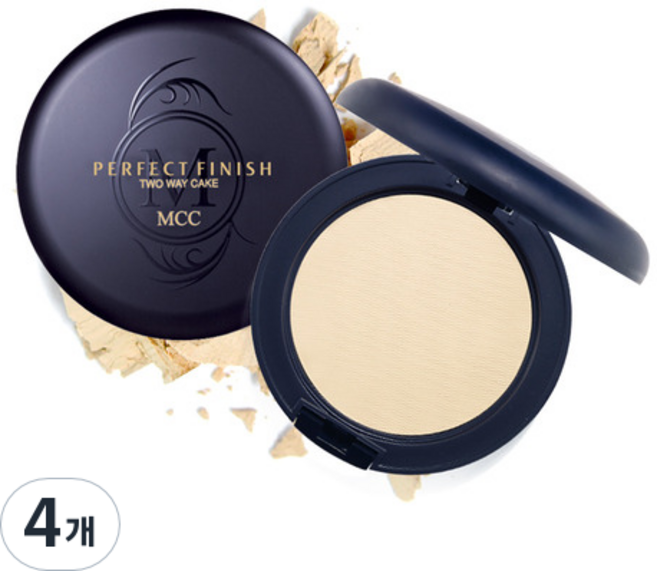 엠씨씨코스메틱 퍼펙트 피니쉬 트윈케익 10g, 19호 누드베이지, 4개