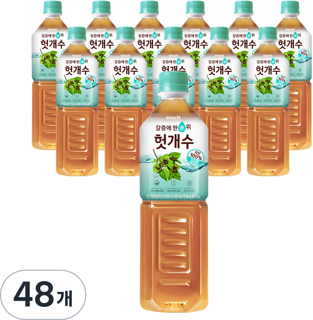 innoN 갈증에 한 수 위 헛개수, 1L, 48개