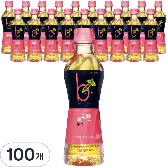 블랙빈티, 340ml, 100개