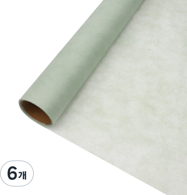 일상속반짝 색한지 58cmx10yd, 민트그린, 6개