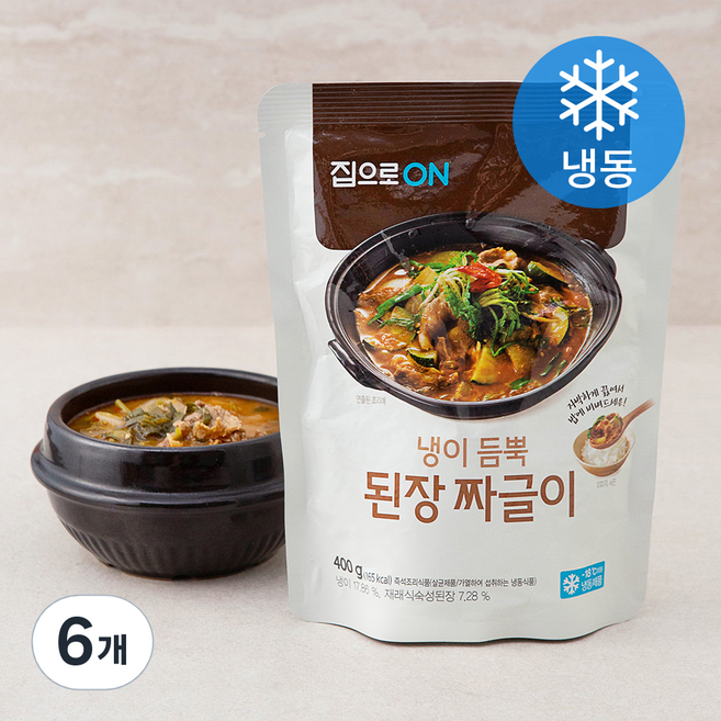 대상 된장 짜글이 (냉동), 400g, 6개