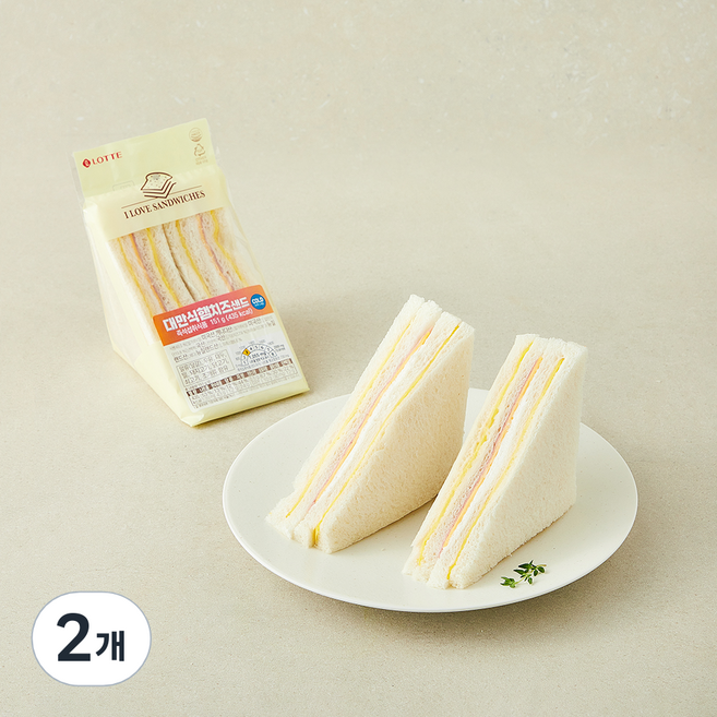 쉐푸드 대만식 햄치즈샌드, 151g, 2개