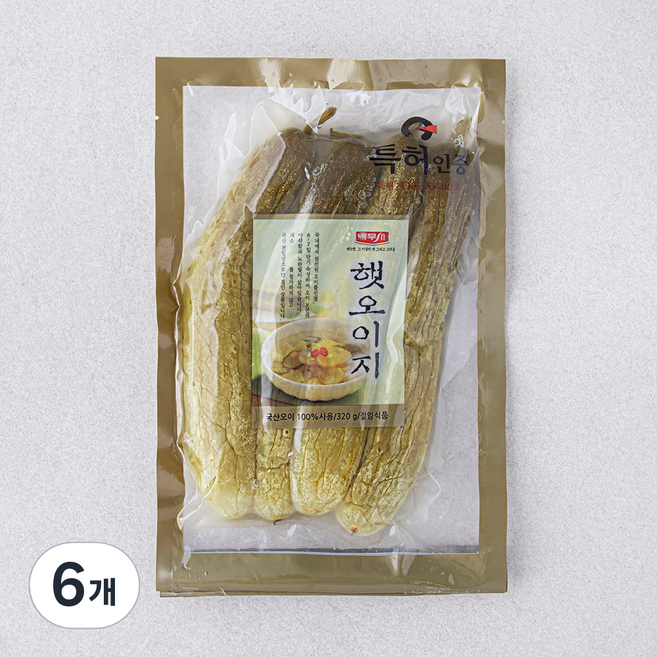 나무새 햇오이지, 320g, 6개