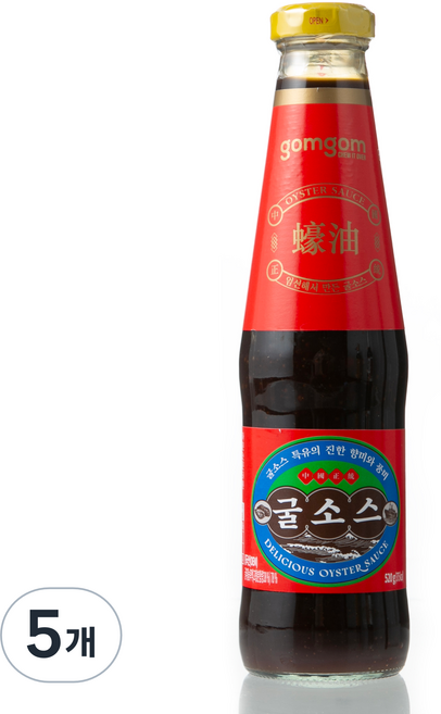 곰곰 굴소스, 520g, 5개