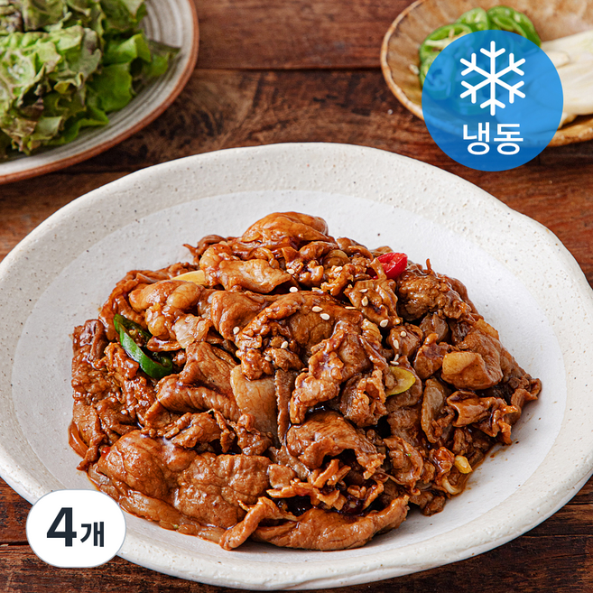 미드운 간장돼지불백 (냉동), 350g, 4개