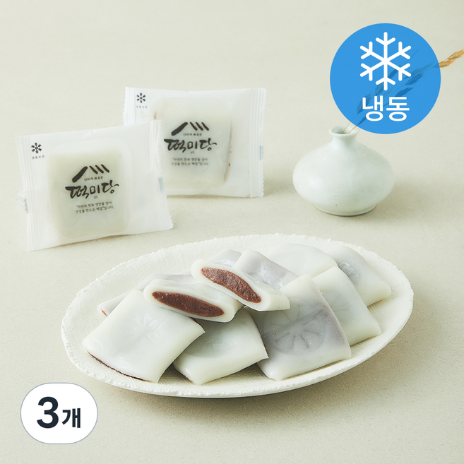 떡미당 앙꼬절편(냉동), 300g, 3개, 1개입