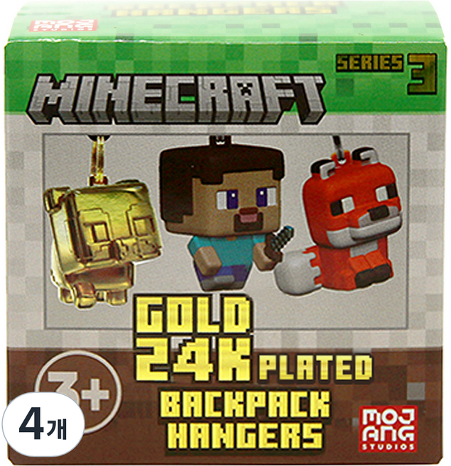 모장 마인크래프트 백행거 시리즈 New 3 랜덤발송, 4개