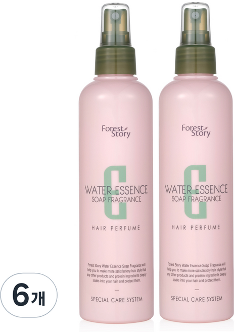 포레스트스토리 향기주는 워터에센스 비누향, 252ml, 6개