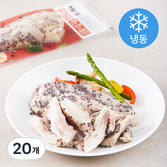 하림e닭 닭가슴살 수비드 퀴노아 & 페퍼 (냉동), 115g, 1개입, 20개