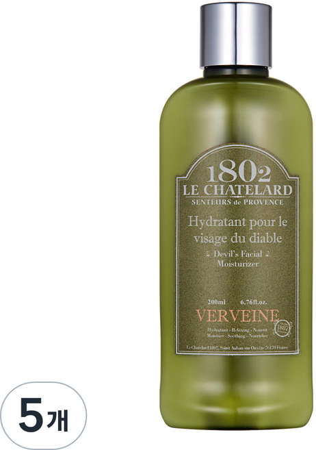 르샤트라1802 페이셜 모이스쳐라이져, 200ml, 5개