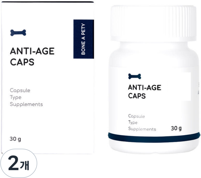 본아페티 강아지 캡슐 기능성 영양제, 60정, 면역/항산화, 2개