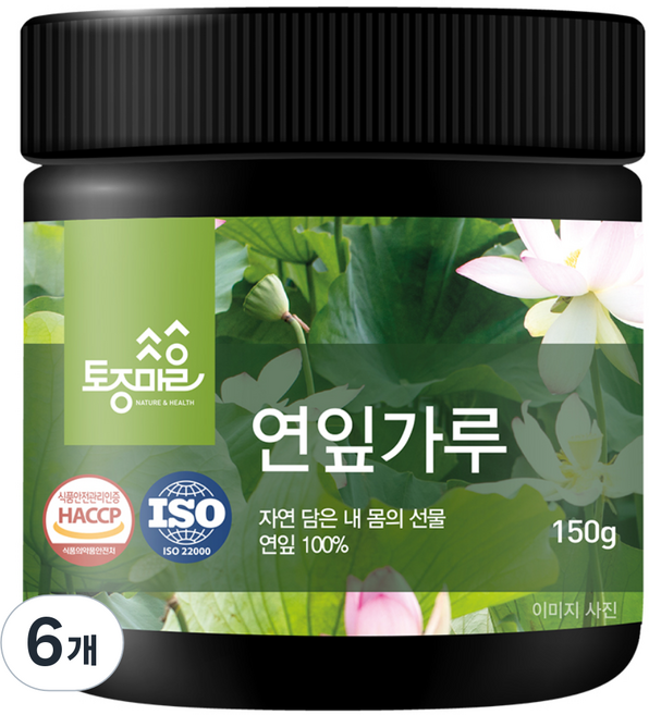 토종마을 연잎가루, 6개, 150g