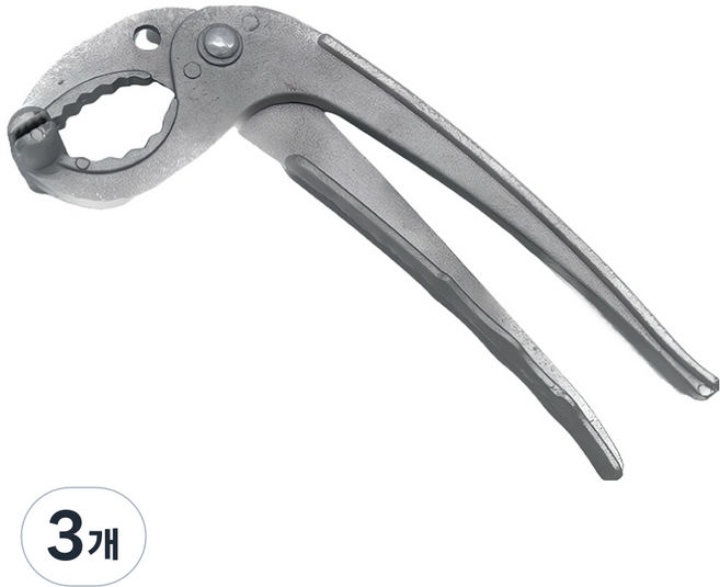 로이윙 가정용 뚝배기 집게, 실버, 3개