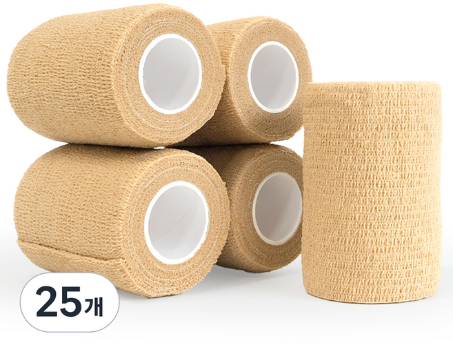 코멧 자가점착 탄력밴드 7.5cm x 4.5m, 1개입, 25개