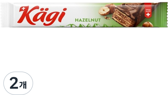 캐기 웨이퍼 헤이즐넛, 25g, 2개