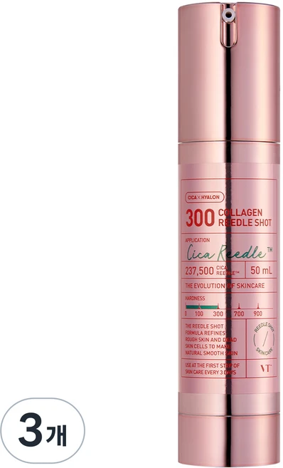 브이티코스메틱 콜라겐 리들샷 300 에센스, 50ml, 3개 - 쿠팡