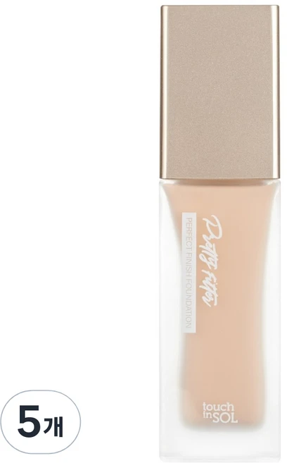 터치인솔 프리티필터 퍼펙트 피니시 파운데이션, 5개, 0호울트라라이트 - 쿠팡
